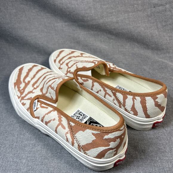 Vans Slip-On Men's 8.5 Women's 10 VR3 SF Tiger Shell Ecocush Skateboard Shoes - Picture 4 of 9